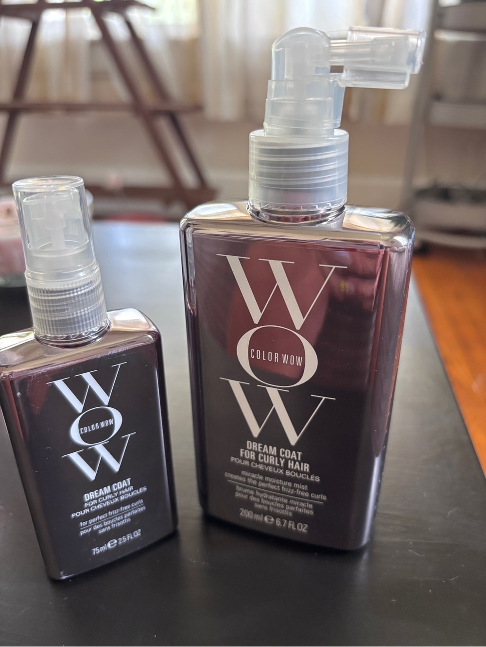 Color Wow Dream Coat for Curly Hair Full Size 6.7 oz and a Travel size 2.5 oz